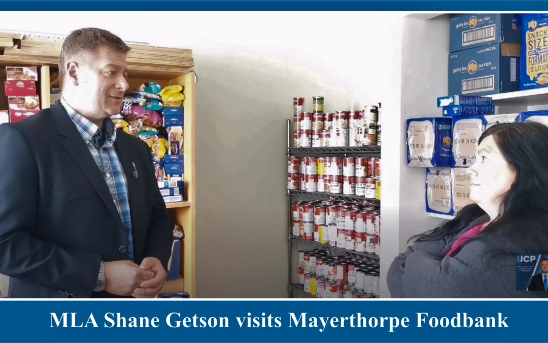 Mayerthorpe Food Bank receives a $19,000 Grant