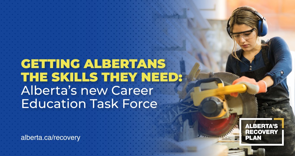 Alberta’s Government Is Establishing a Career Education Task Force